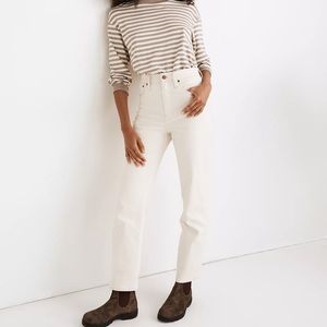 Madewell Perfect Vintage Straight Jean in Canvas Wash 28